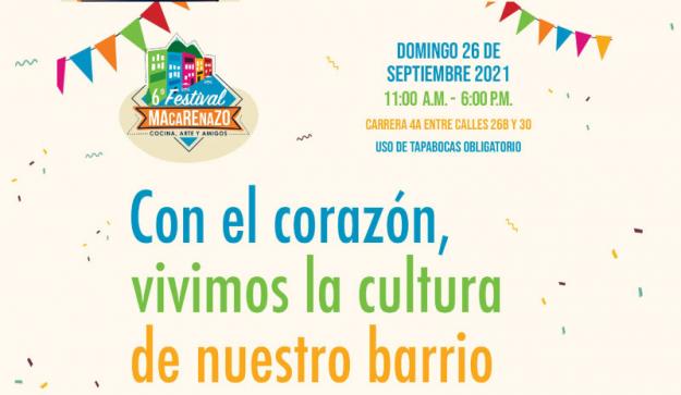 Afiche del Festival Macarenazo 2021